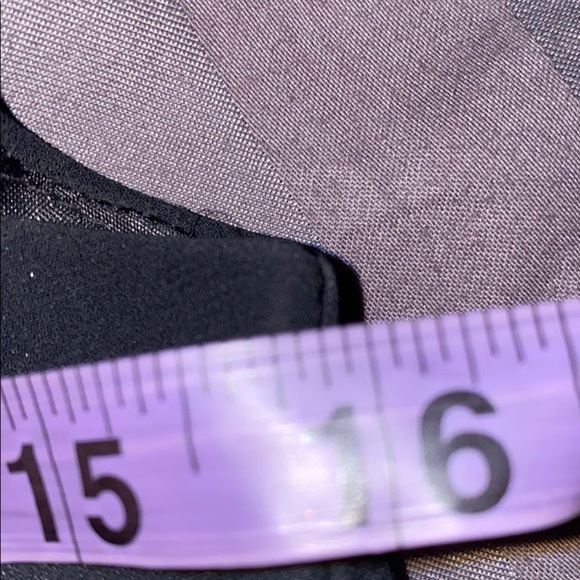 Impress  Black pleated chiffon cap ruffle sleeves dress - Picture 8 of 9